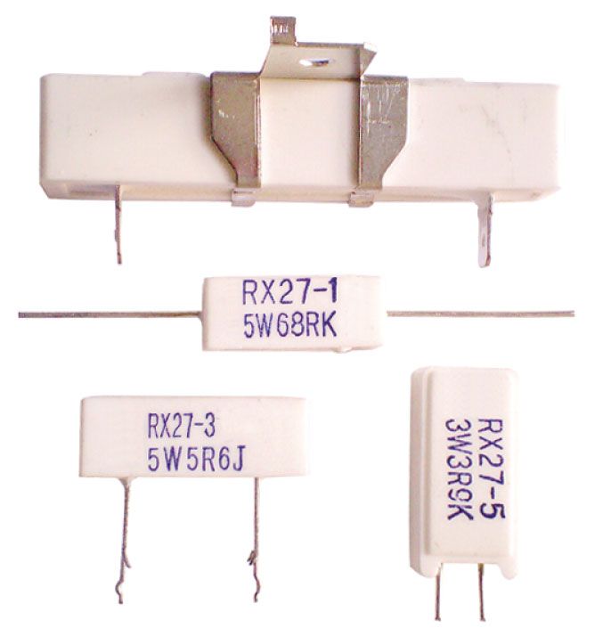 Cement wire wound resistor