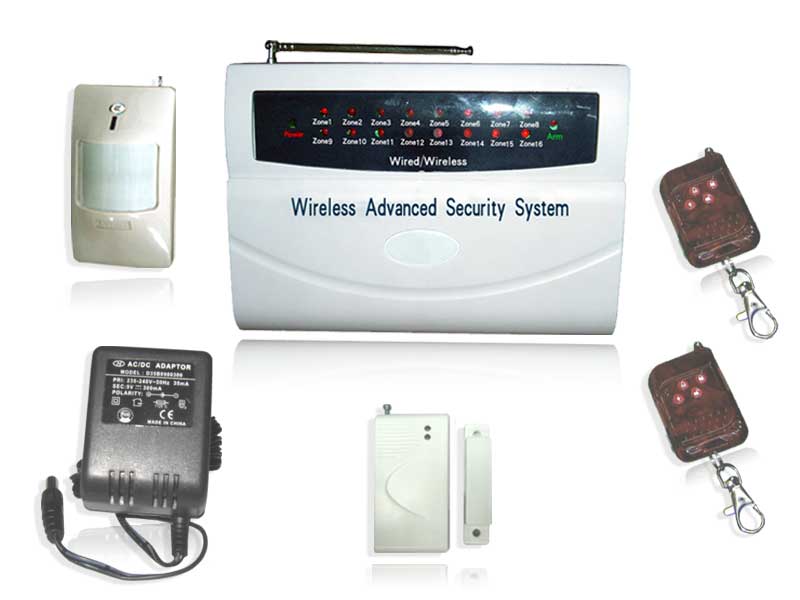 LED Intruder Alarm with 16 Defense Zones Screen