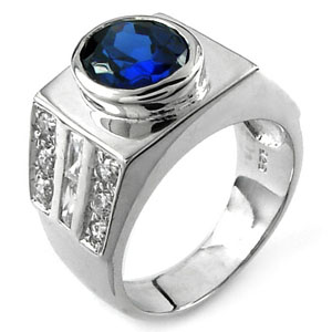 Sterling Silver Men Ring - MRACA00361