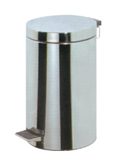 stainless steel pedal bin