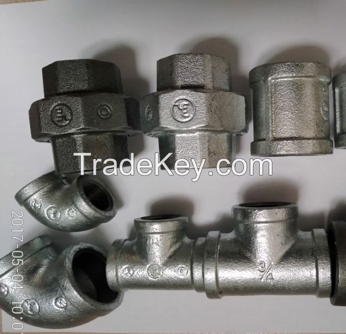 Malleable iron Tee fittings