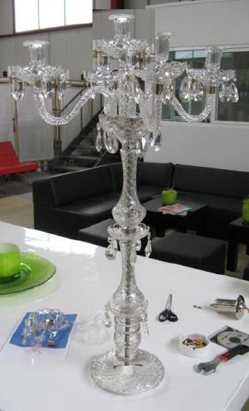 crystal candelabra