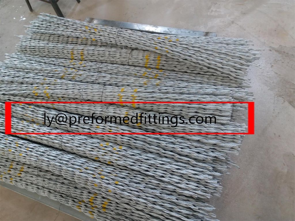 preformed guy grip/deadend set/ Cable Margin Supporters For ADSS/OPGW/helical fittings