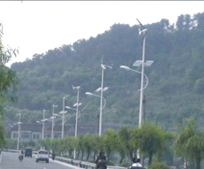 Wind and Solar Hybrid Energy Generator Street Light