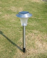 Stainless Solar Garden Light