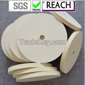 wool felt polishing wheels for polishing stone/marble/glass