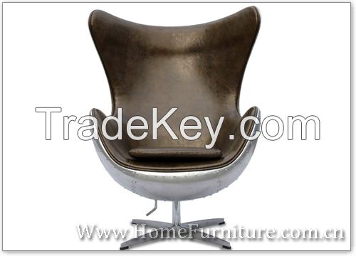 Aluminum egg chair