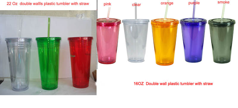 plastic tumbler