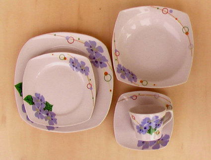 square 20pcs dinner set