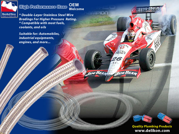 Engine Fuel Hose,AN HOSE,stainless steel braded hose for race car