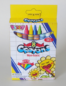 wax crayon for art drawing