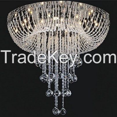 Hot Sale Contemporary LED Crystal Pendant Lamp Chandelier 6036-3+16