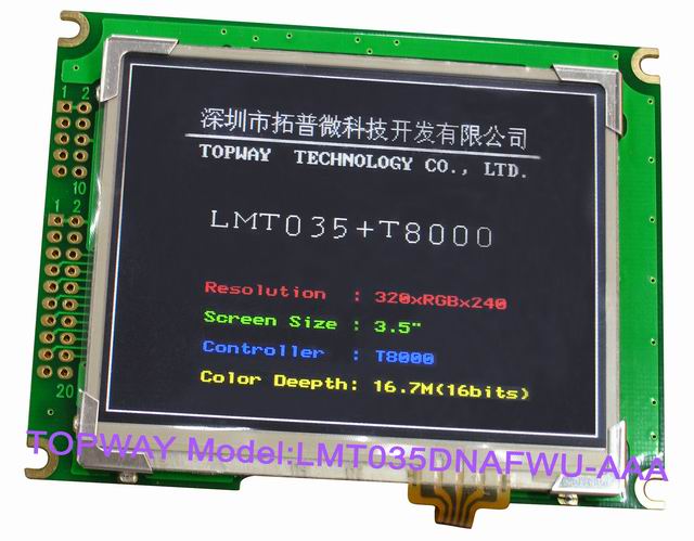 Color TFT display module