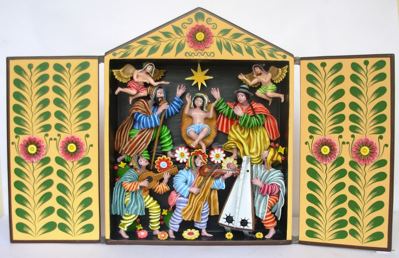 Birth of Andean. Altarpiece