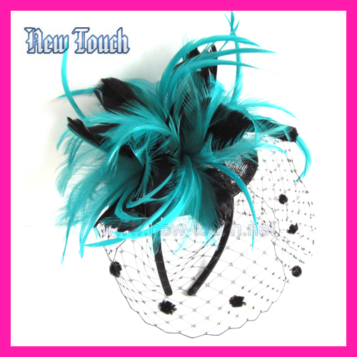 Fashion feather fascinator