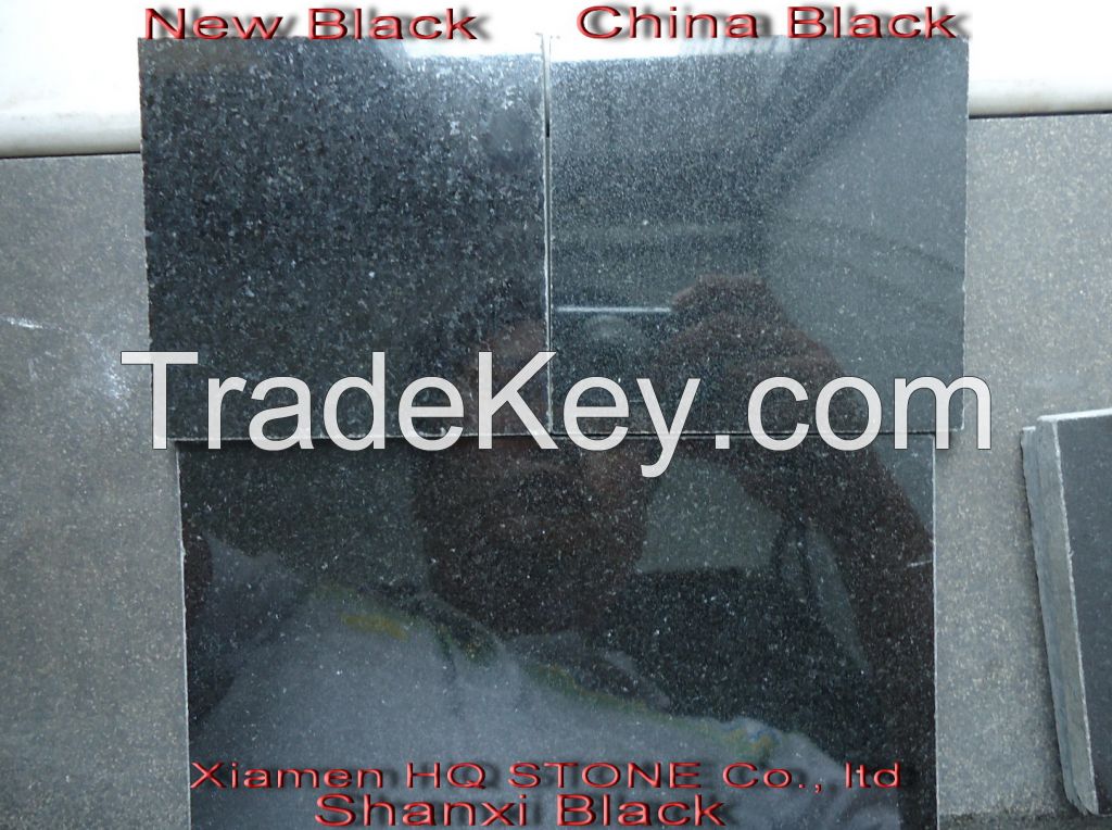 ShanXi Black GRANITE, Mongolian Black, Hebei Black, Shanxi Black, China Black Granite