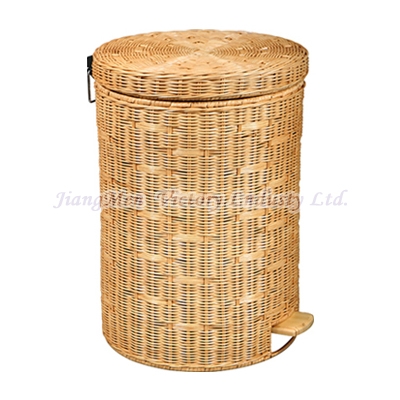 Rattan webbing bin