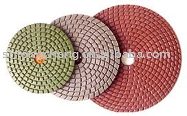 Diamond flexible polishing pad  & backer