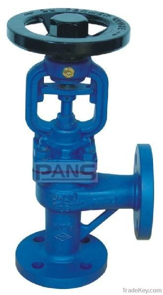 right angle globe valve