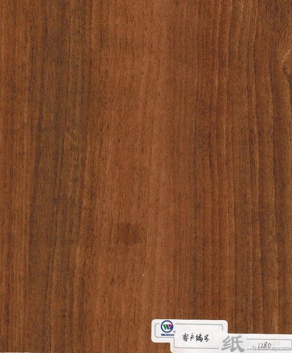 decorative laminated  paper, wood grain paper, HPL, MDF paper