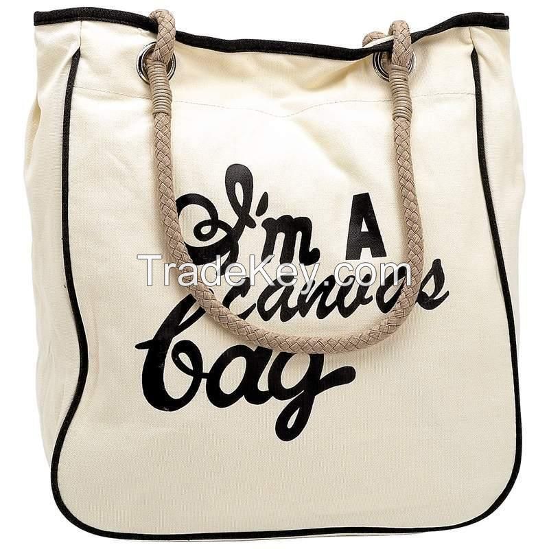 Natural color wholesale canvas bags