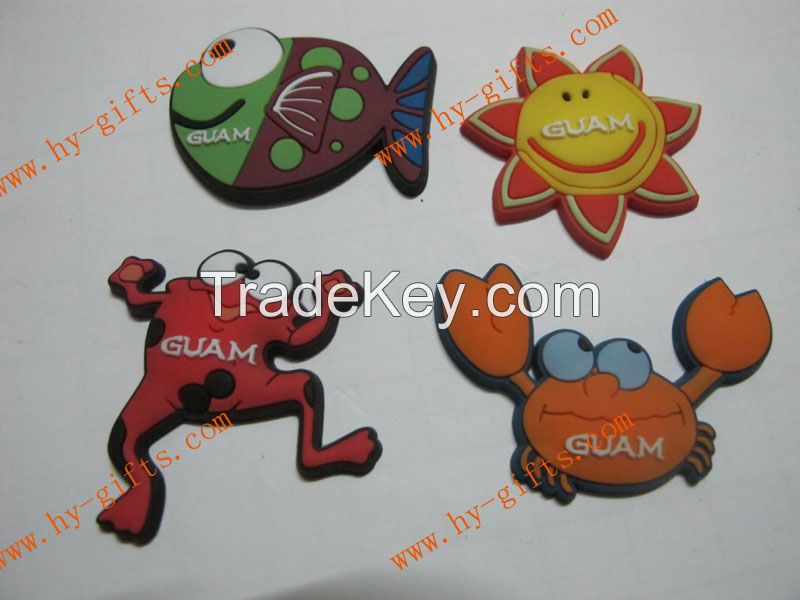 animal shape fridge magnet,rubber fridge magnet,embosses 2D/3D fridge sticker