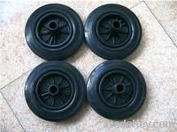 Solid rubber wheel