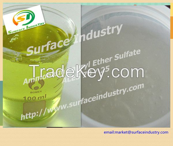 Mild Surfactant Ammonium Lauryl Ether Sulfate,ALES 70/25 for Cosmetic