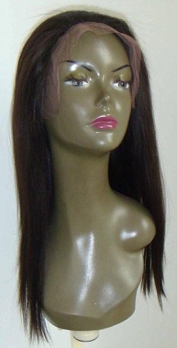 human hair lace front wig