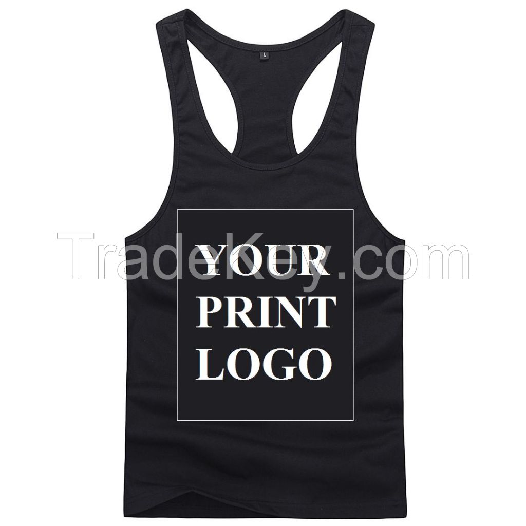 Men&#039;s printing logo tank top