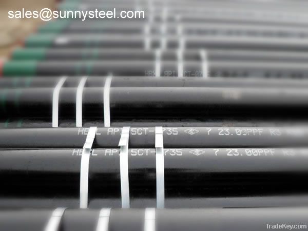 API 5CT steel pipes for use as casing or tubing