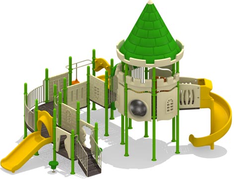 Outdoor playground equipment