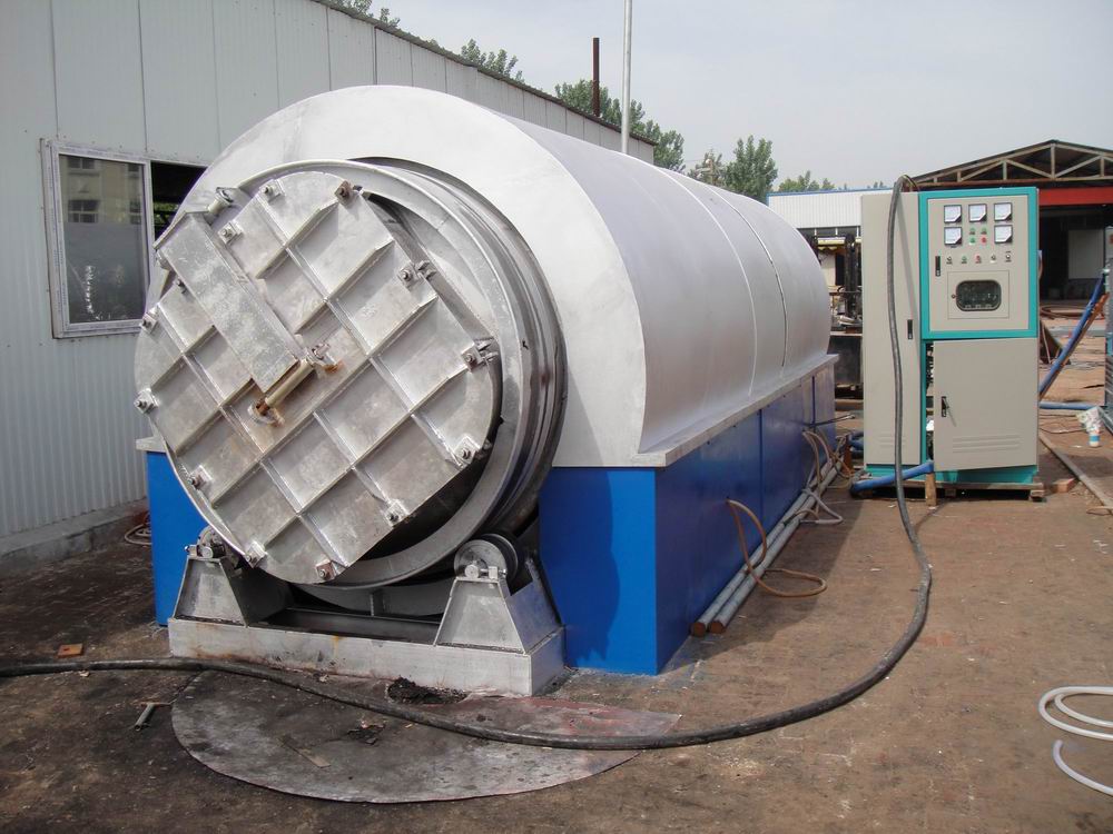 waste tyres oil extracting machine