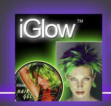 iGlow in the Dark Party Hairgel