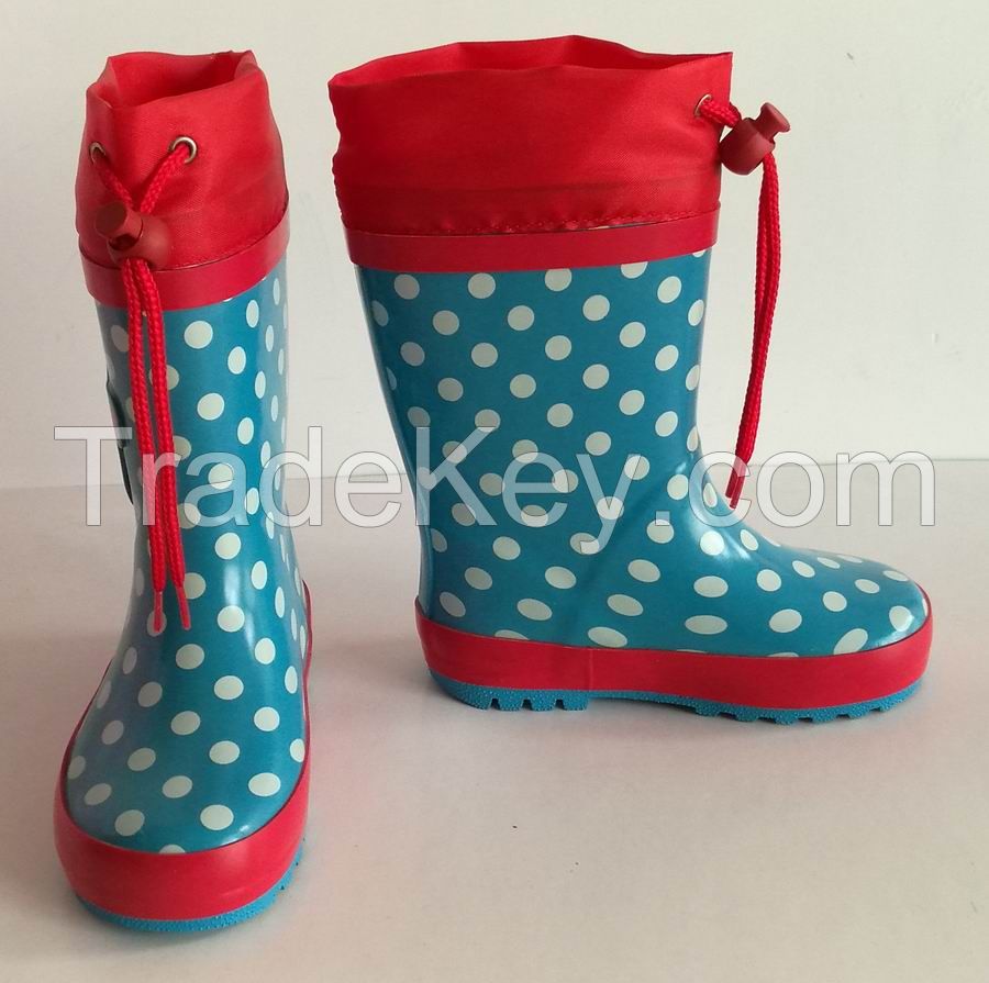 Various Children′s Rubber Rain Boots, Popular Kid Rubber Boots, Cheap Rubber Rain Boot, Low Price Rubber Rain Boots, Vogue Child Boots