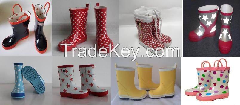 Various Children′s Rubber Rain Boots, Popular Kid Rubber Boots, Cheap Rubber Rain Boot, Low Price Rubber Rain Boots, Vogue Child Boots