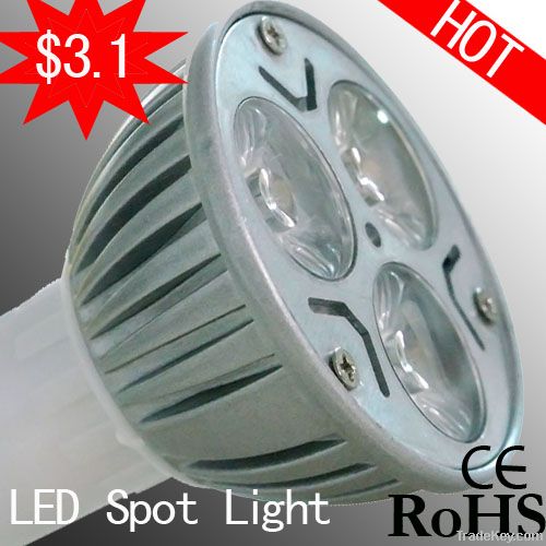 USD3.1 0sram OEM 3W 240lm Aluminum Led Spot Light