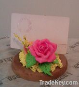 Rose card holder