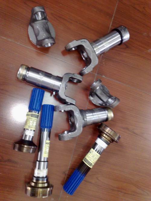 parts for drive shaft, slip yoke, welded yoke, splined shaft, slip shaf