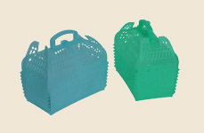 plastic shopping basket