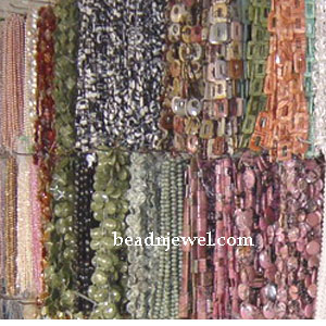 semiprecious bead strands