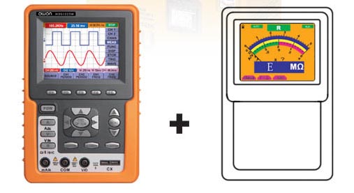 Handhold digital storage oscilloscope