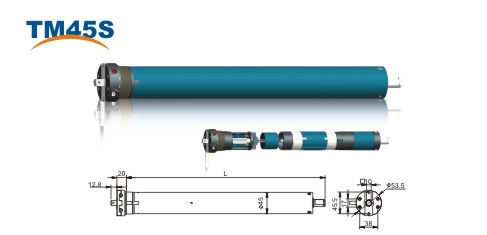 45mm Standard type Tubular motor