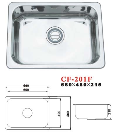 Stainless steel sink