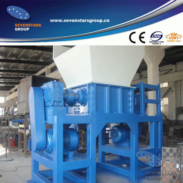 Zhangjiagang Sevenstars double shaft film shredder