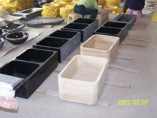 Natural Stone Basin, Sink, Pedastal, Bathtub