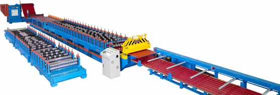 Roofing Corrugated Sheet Roll Forming Machine