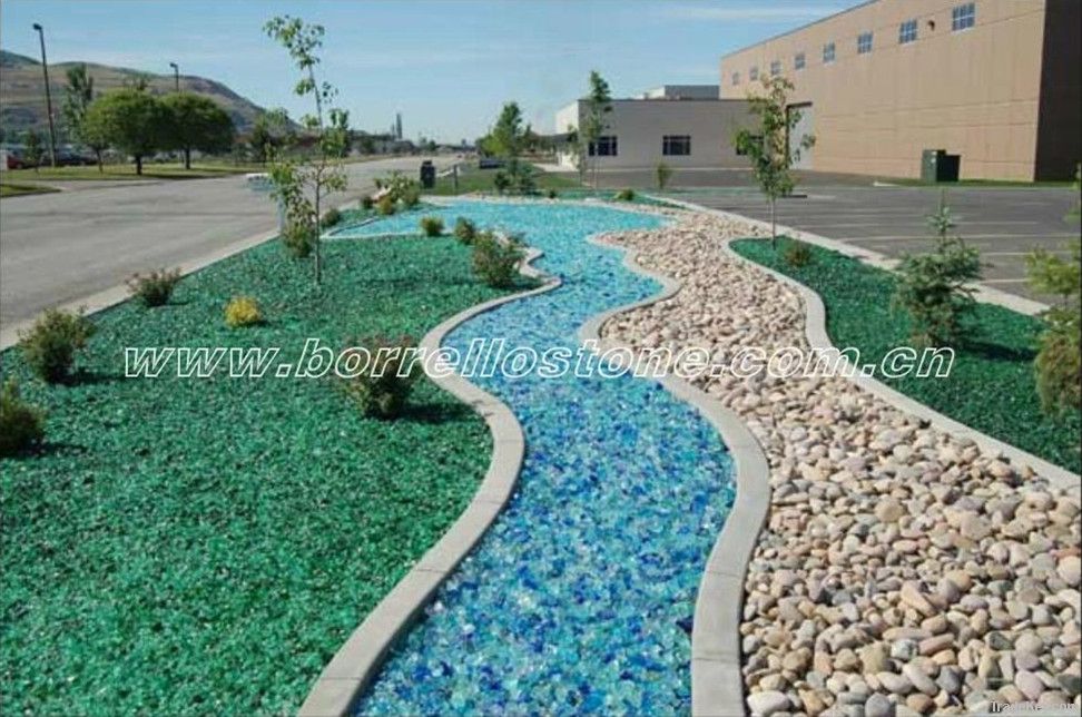 Landscaping Glass Chips