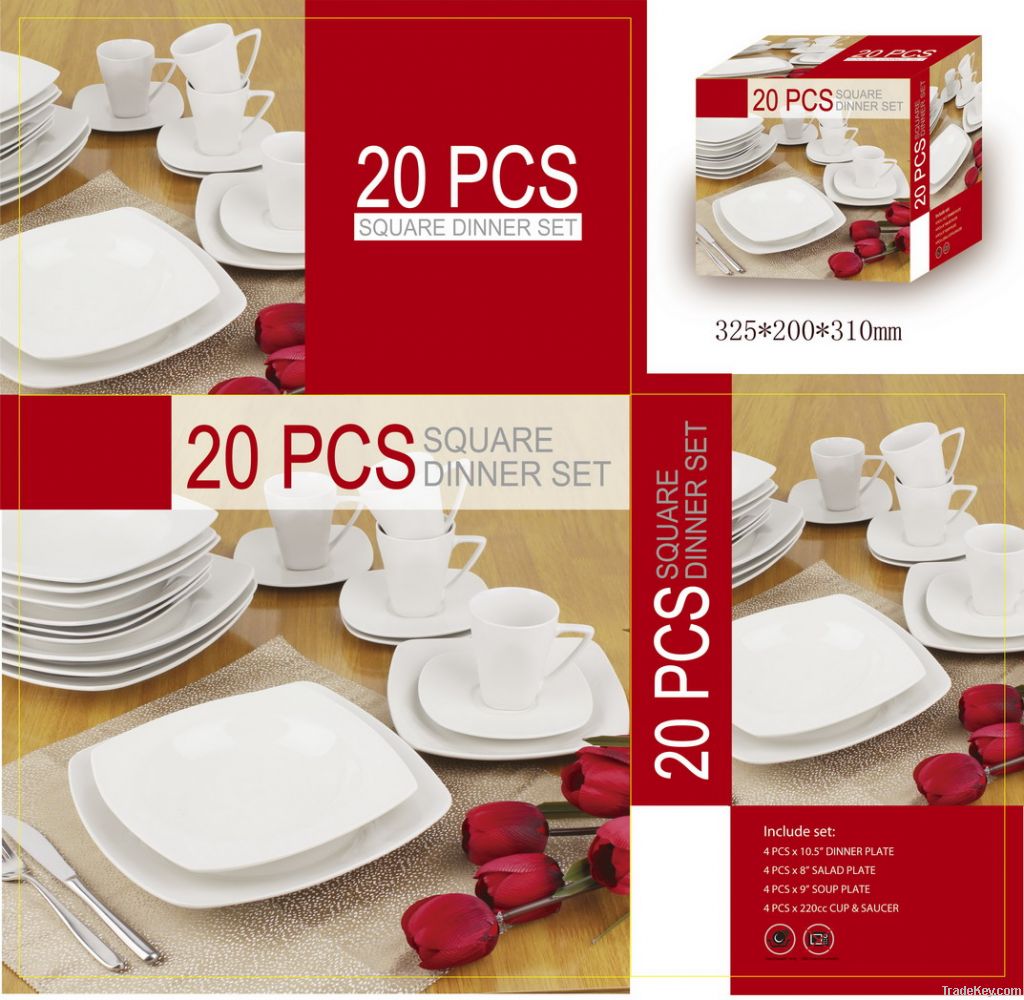 20 pcs dinner set