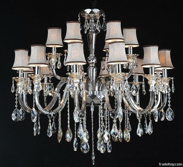 Hotel candle chandelier pendant lamp